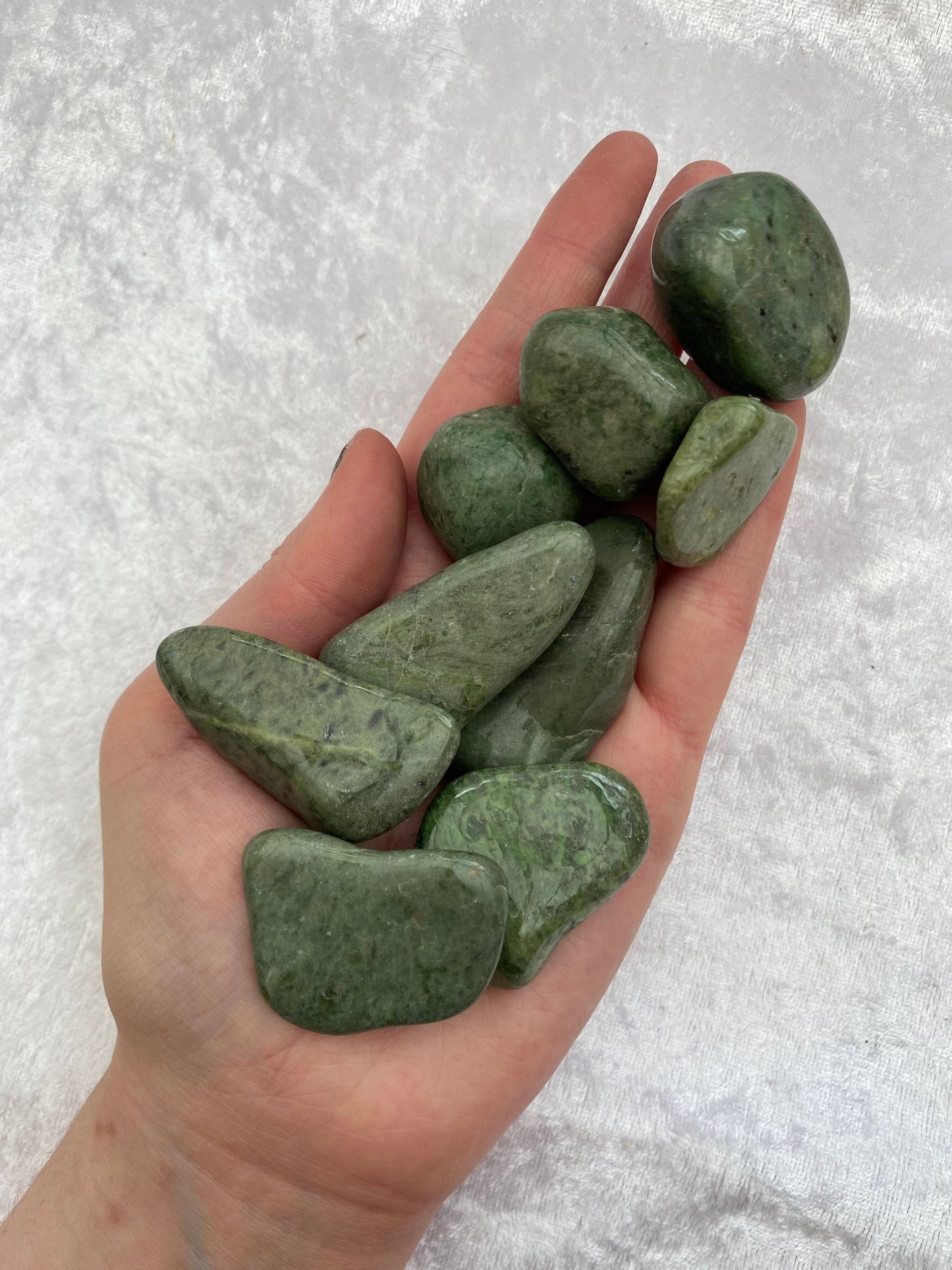 Vesuvianite tumblestones