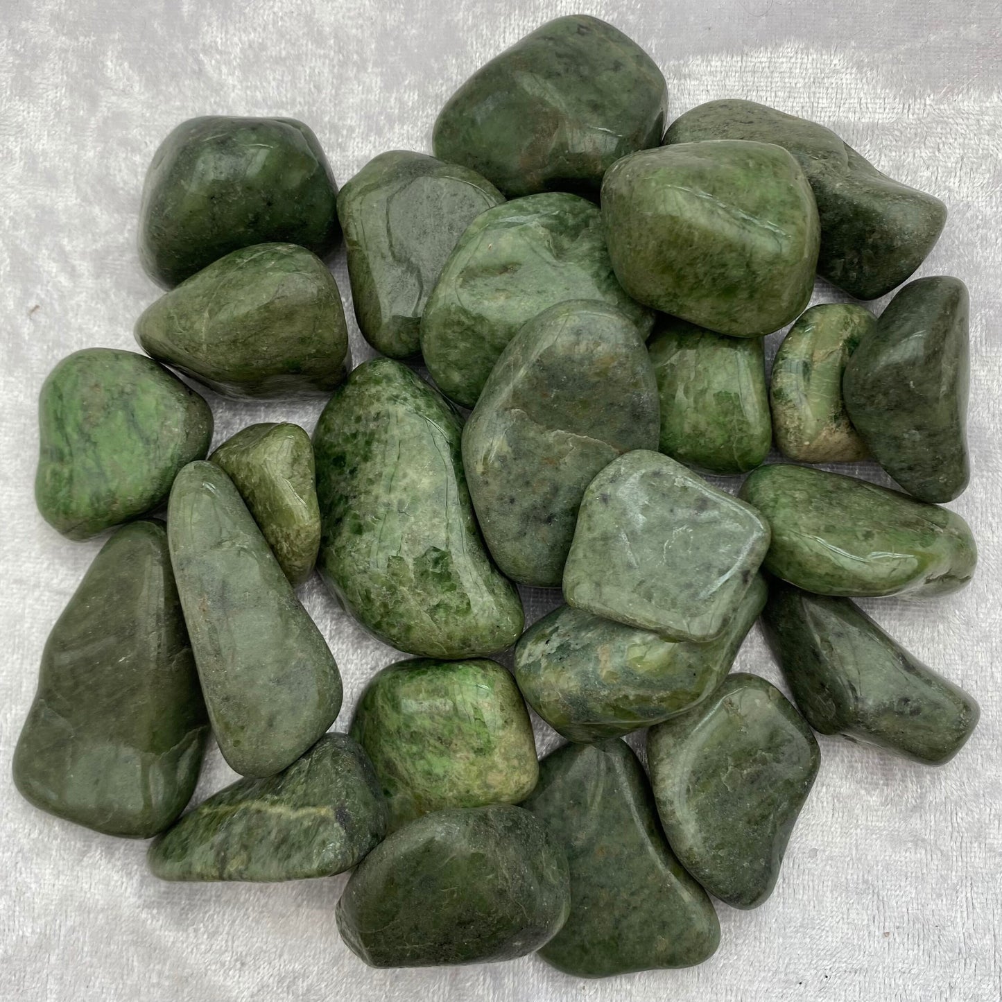Vesuvianite tumblestones