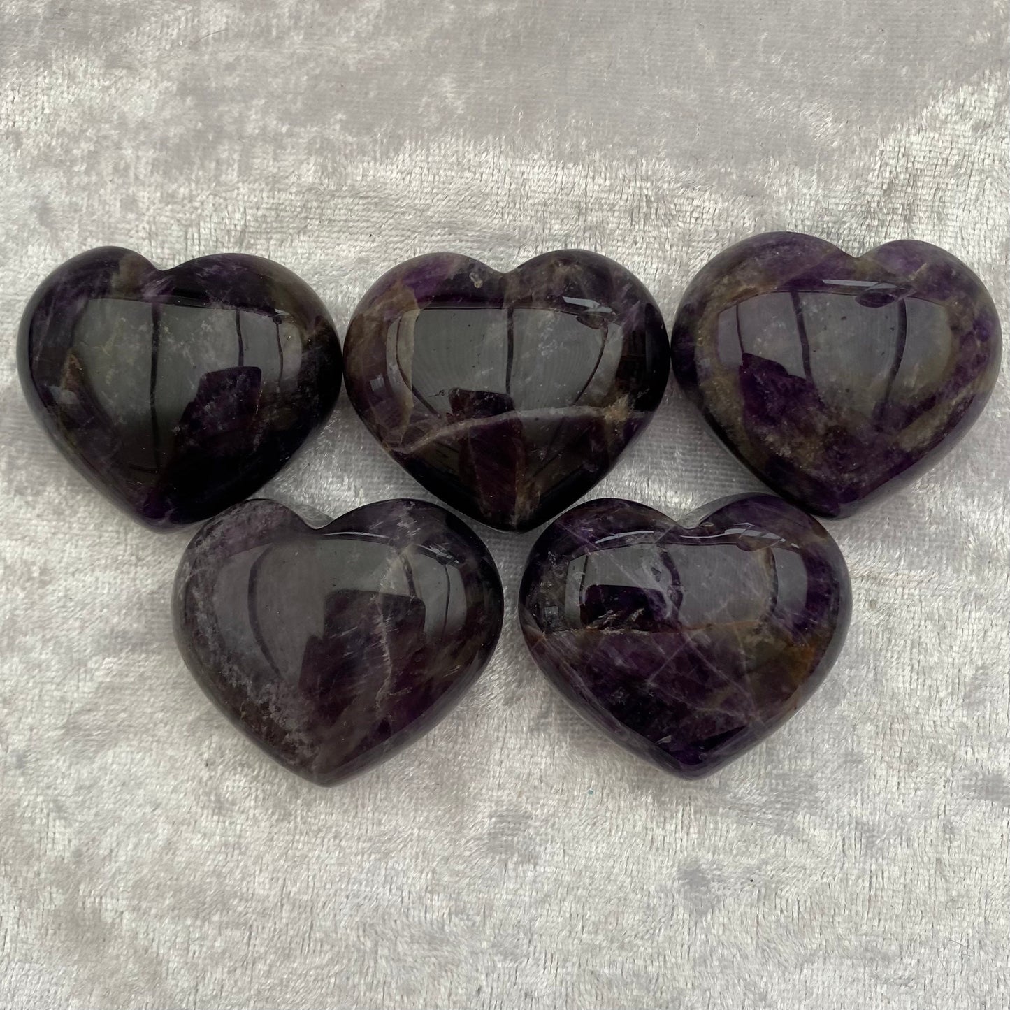 Amethyst hearts