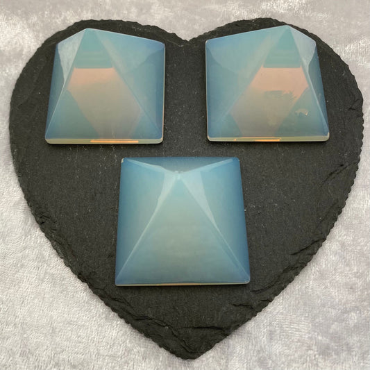 Opalite pyramids