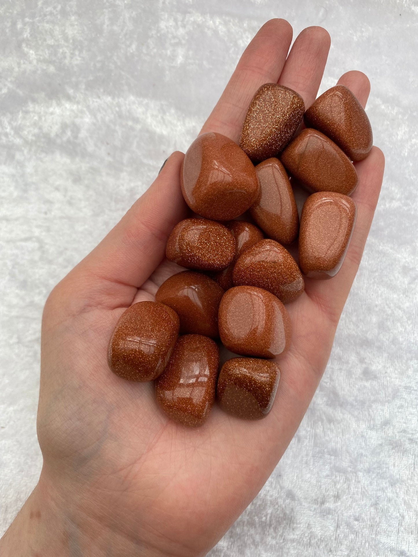 Goldstone tumblestones