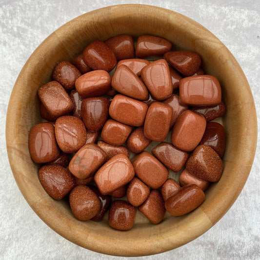 Goldstone tumblestones