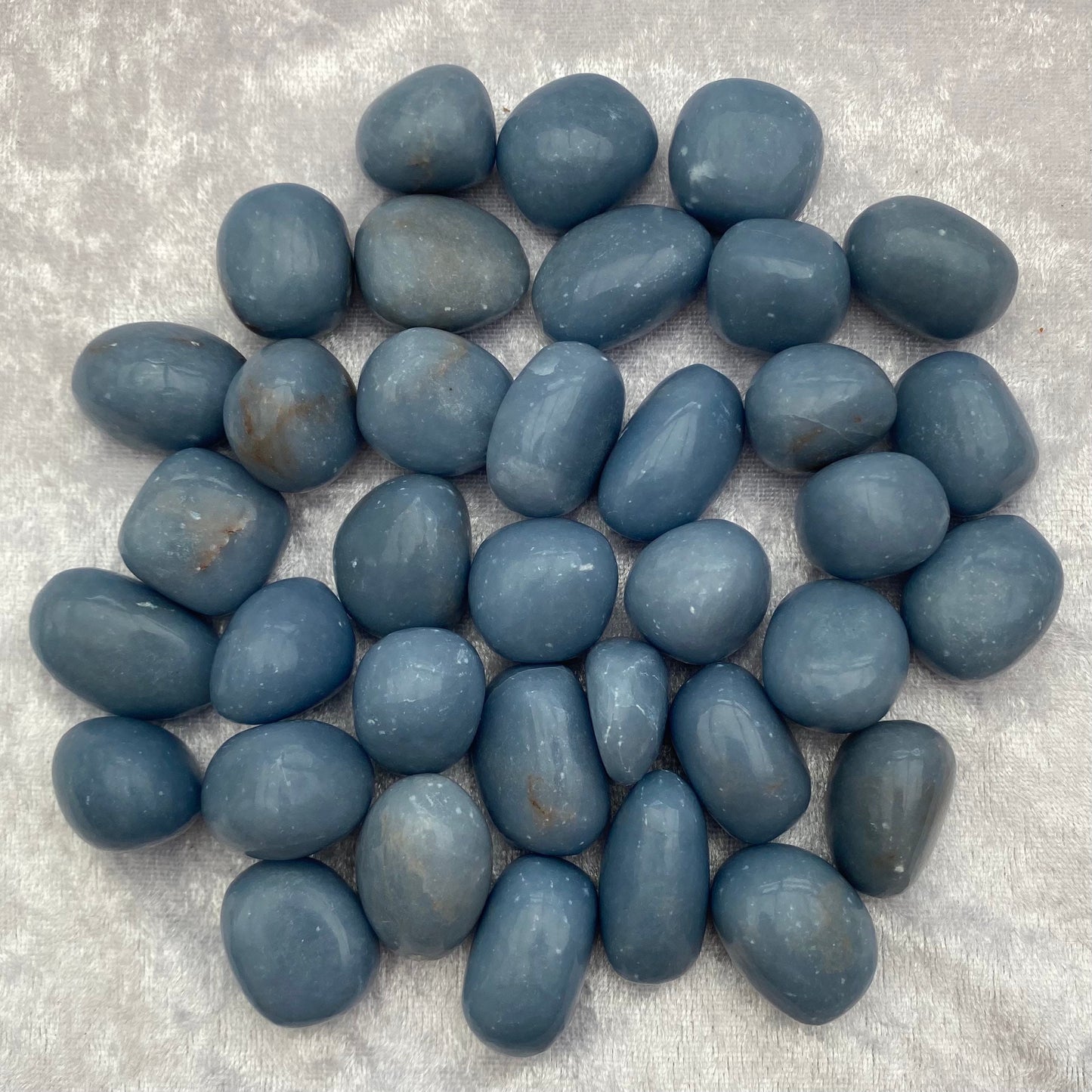 Angelite tumblestones