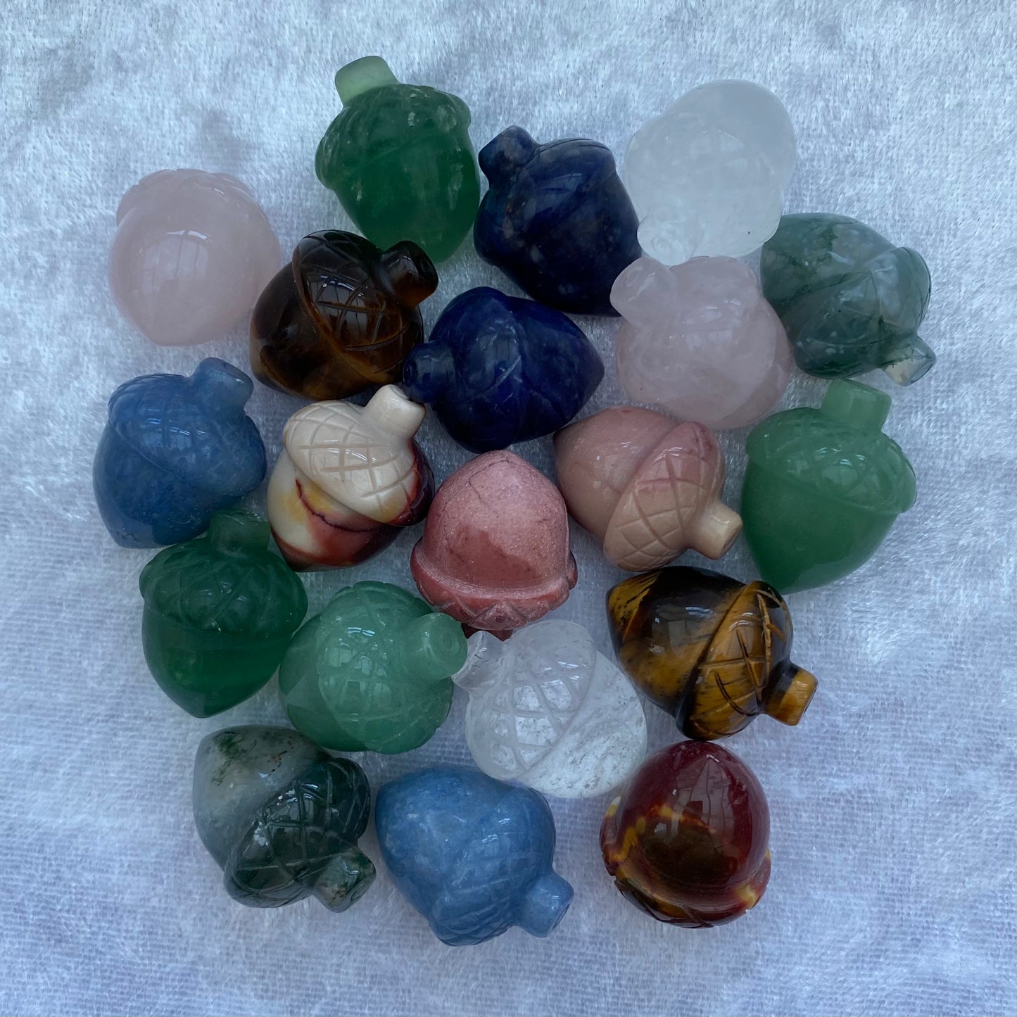 Mini Acorn carvings