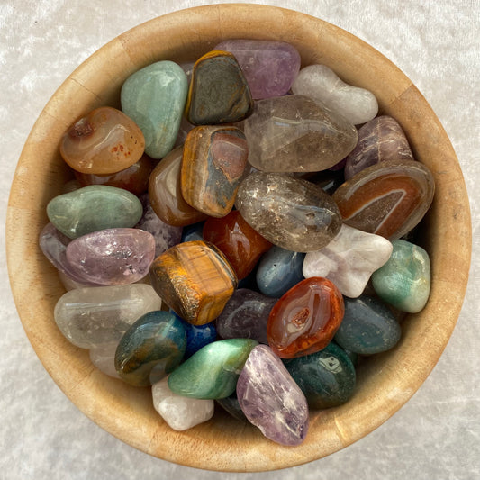 Medium mixed Brazilian tumblestones