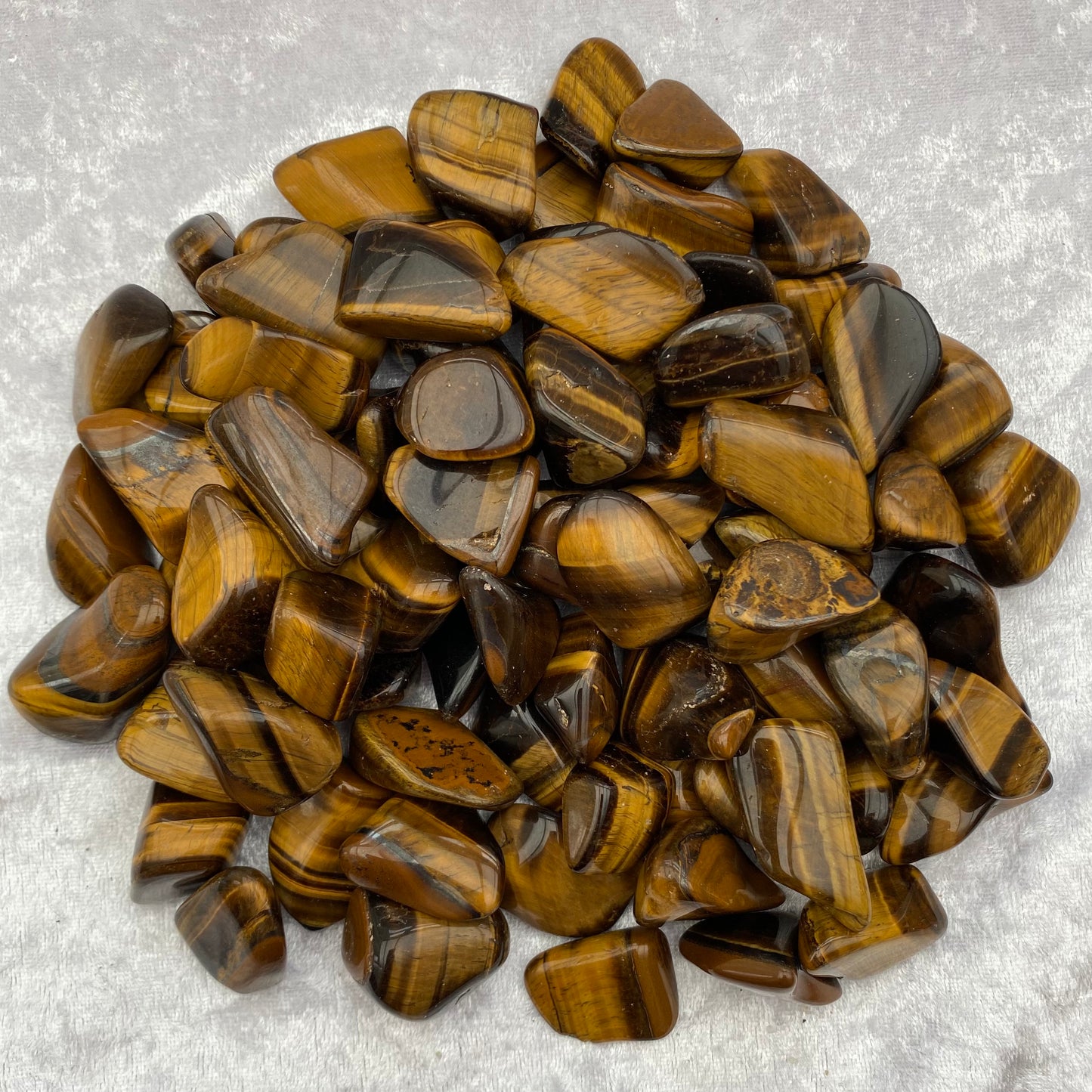 Tigers Eye tumblestones