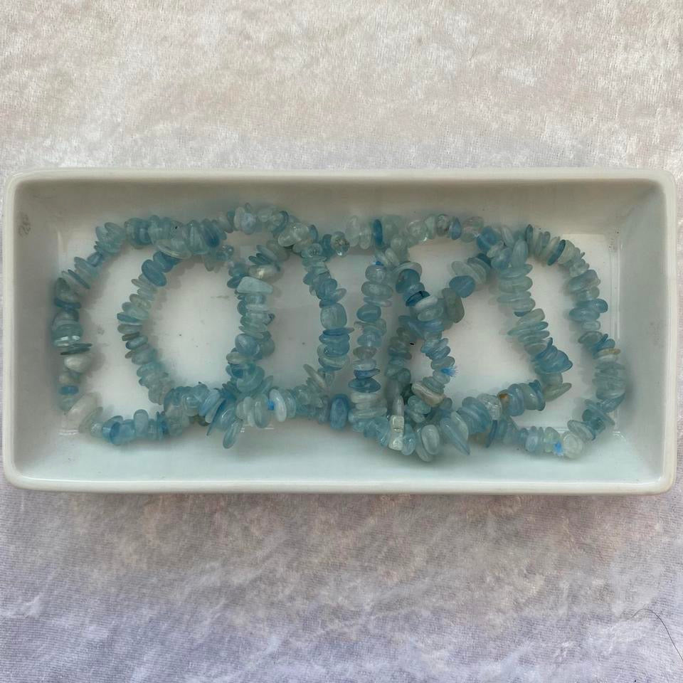 Aquamarine bracelets