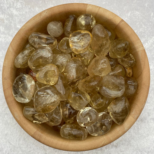 Natural Citrine tumblestones