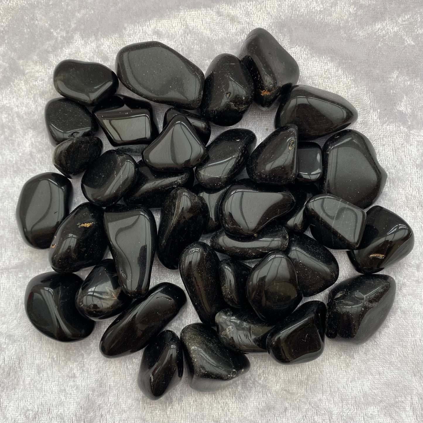 Sheen Obsidian tumblestones