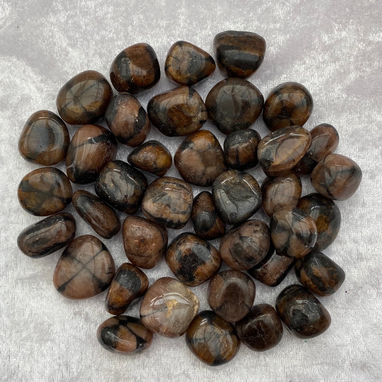 Chiastolite tumblestones