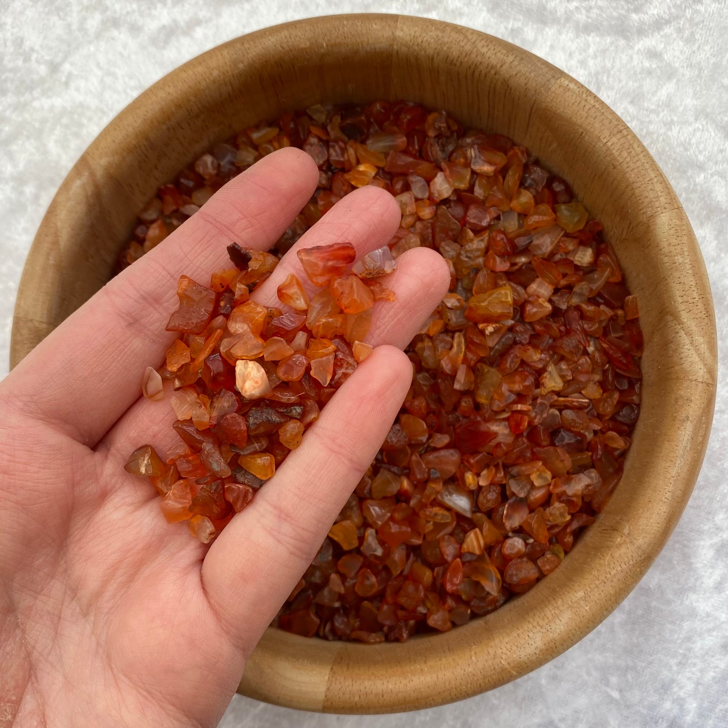 Carnelian chips