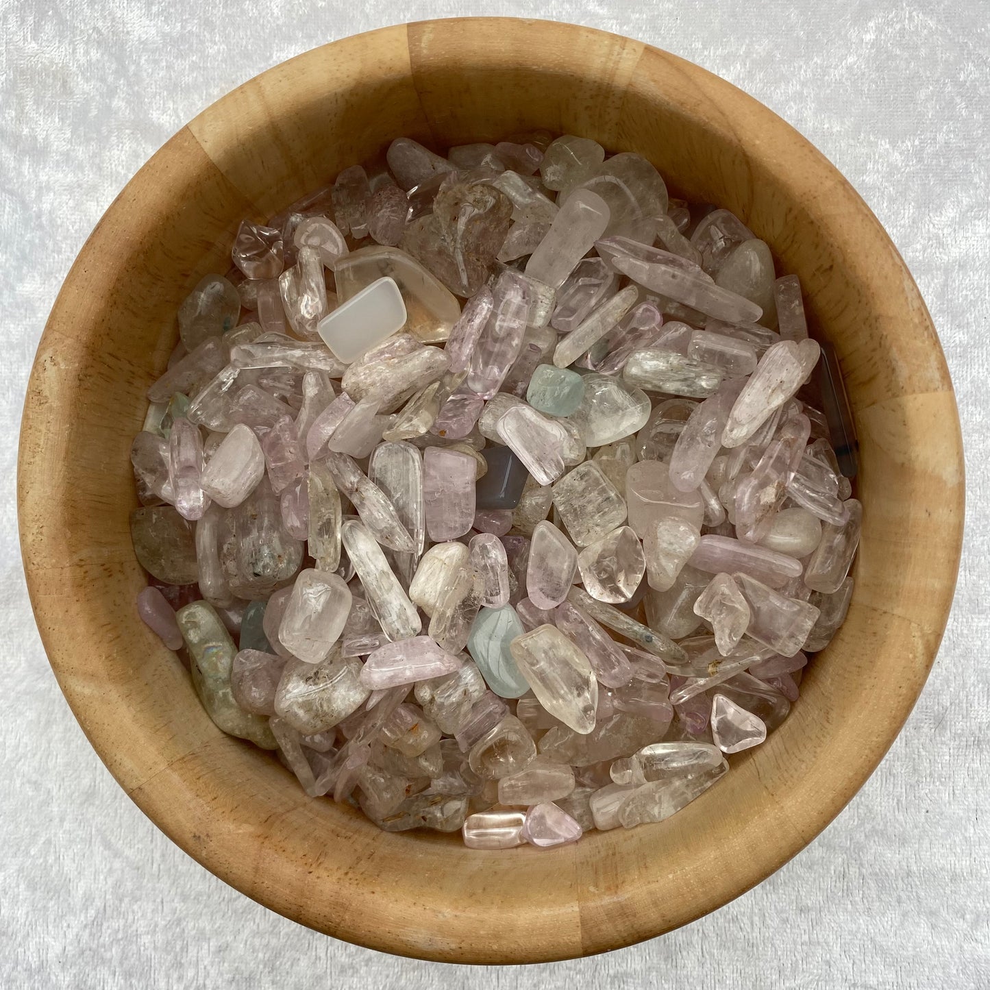 Tumbled Kunzite chips