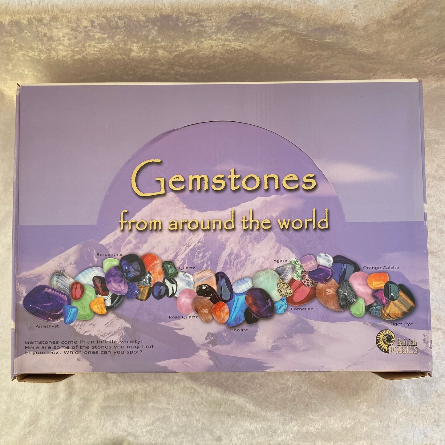 Mixed tumblestone collection box