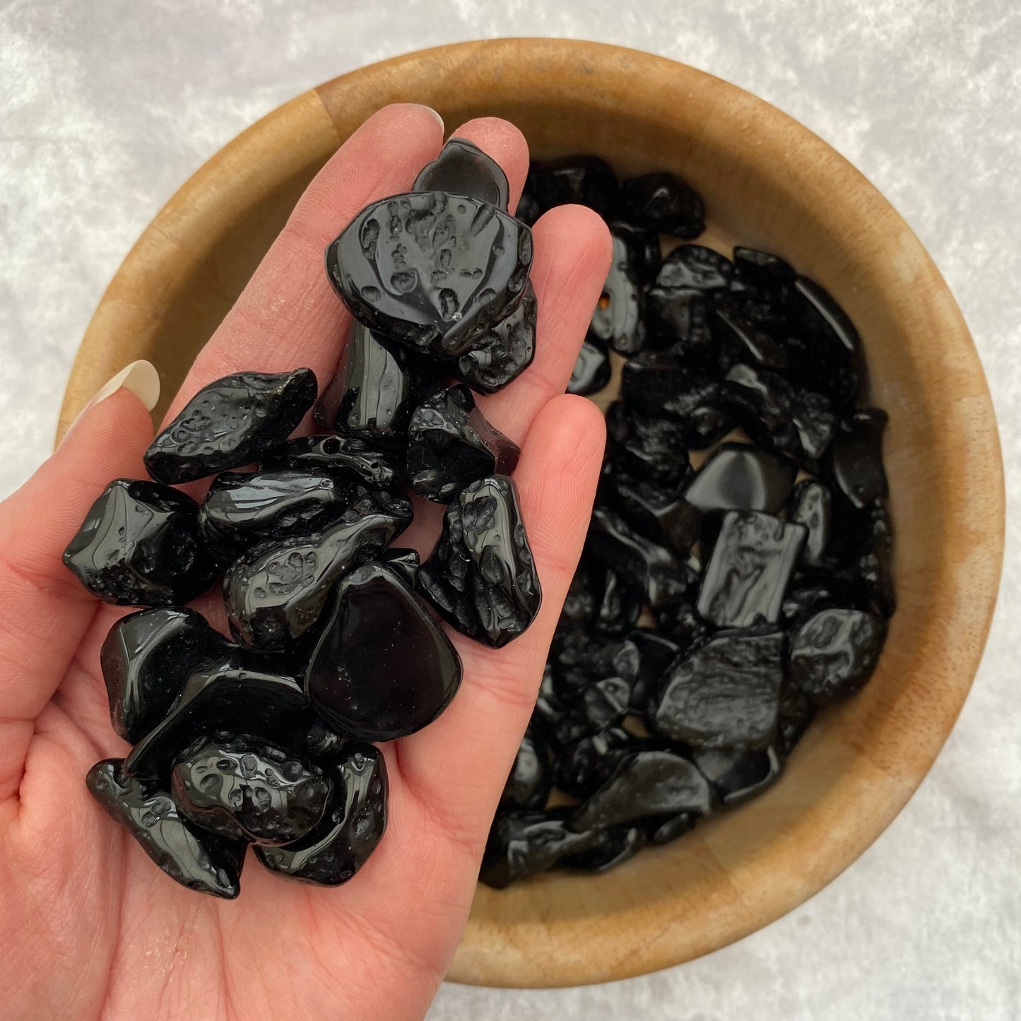 Tektite tumblestones
