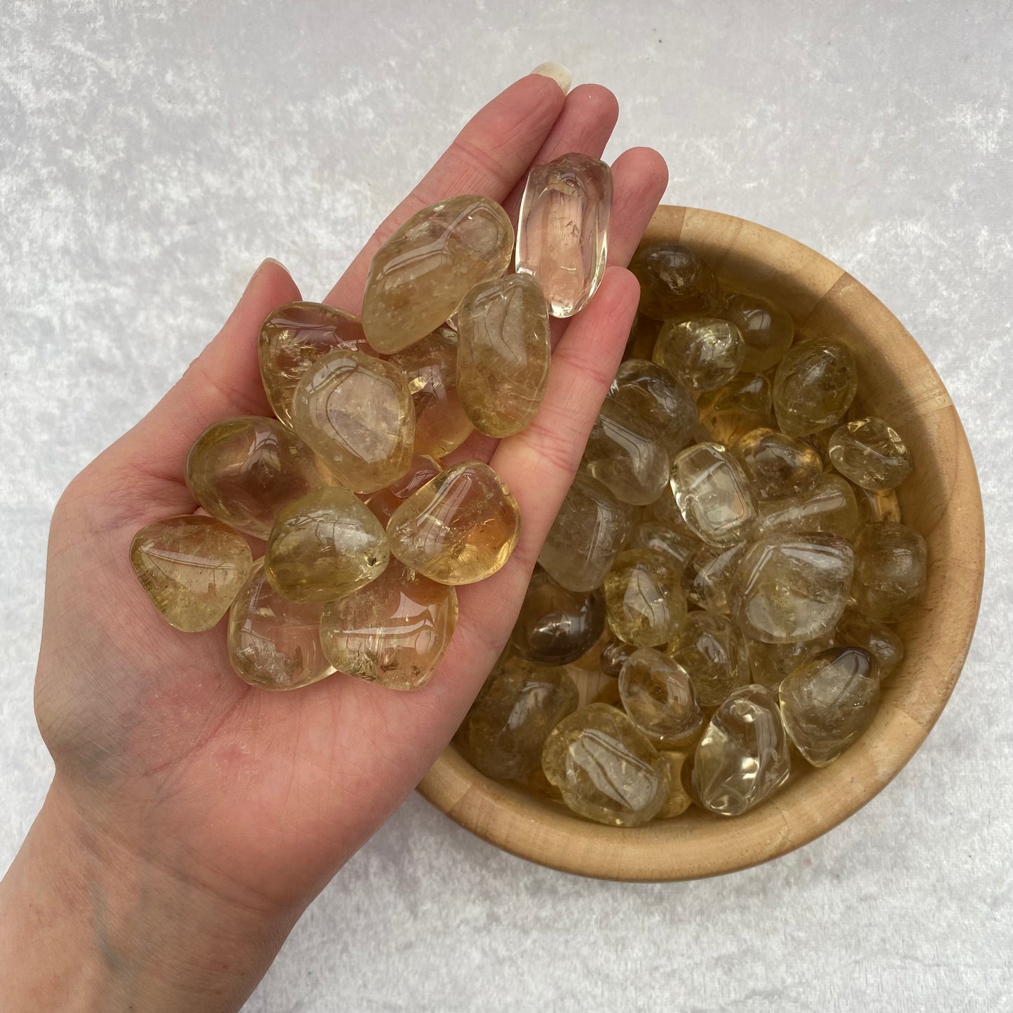 Natural Citrine tumblestones
