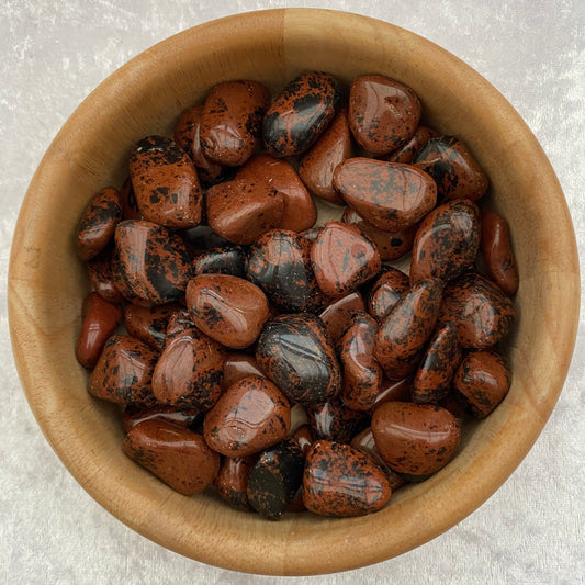 Mahogany Obsidian tumblestones