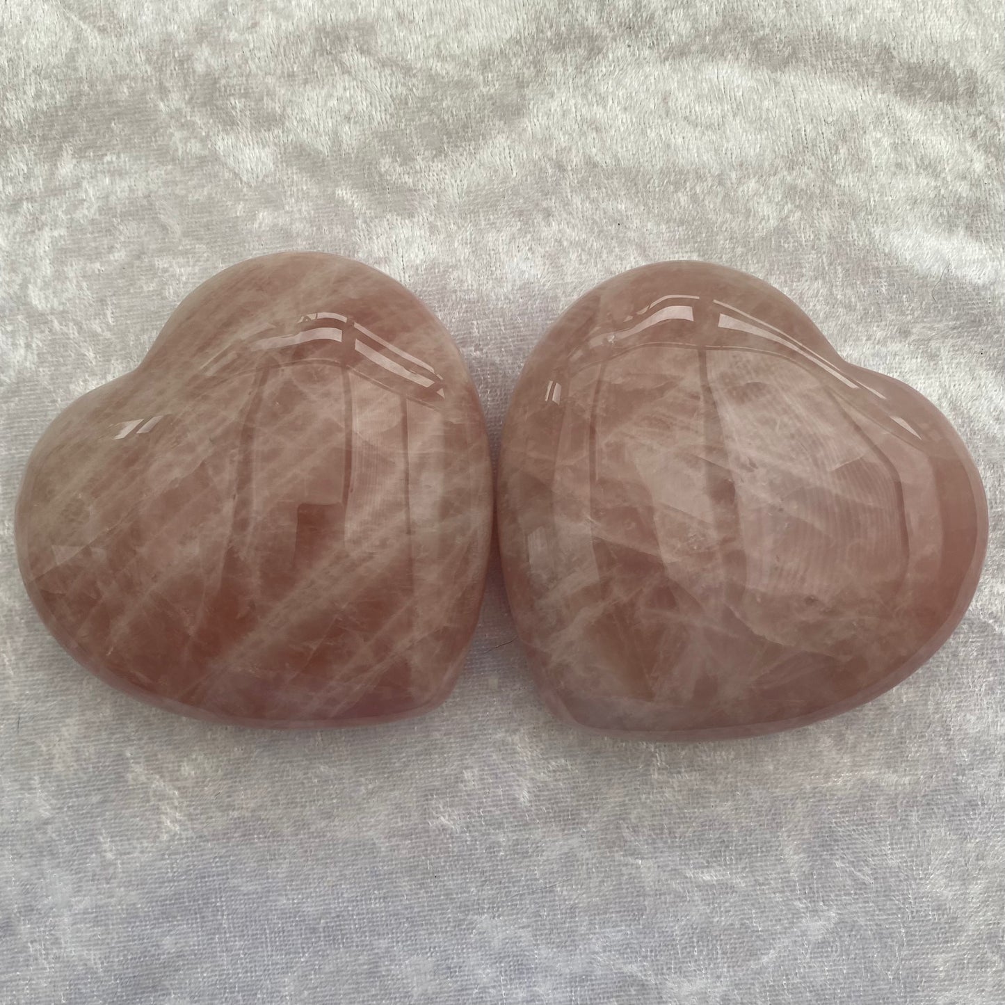 Large Rose Quartz hearts