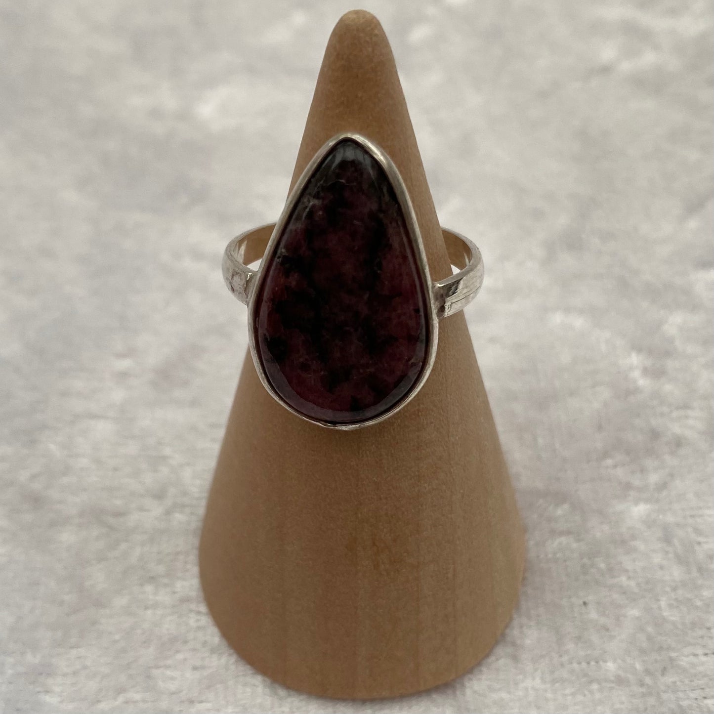 Rhodonite ring