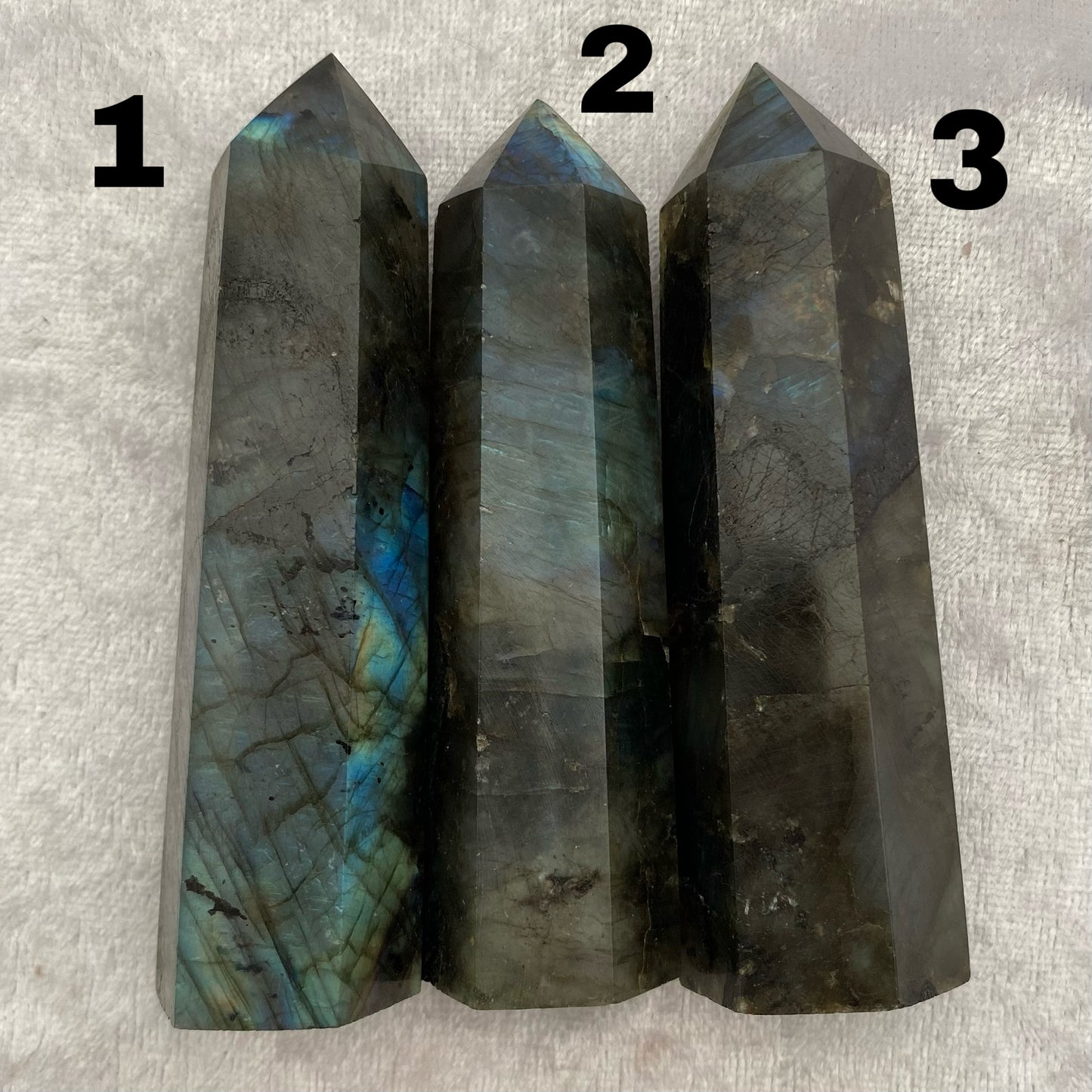 Labradorite towers