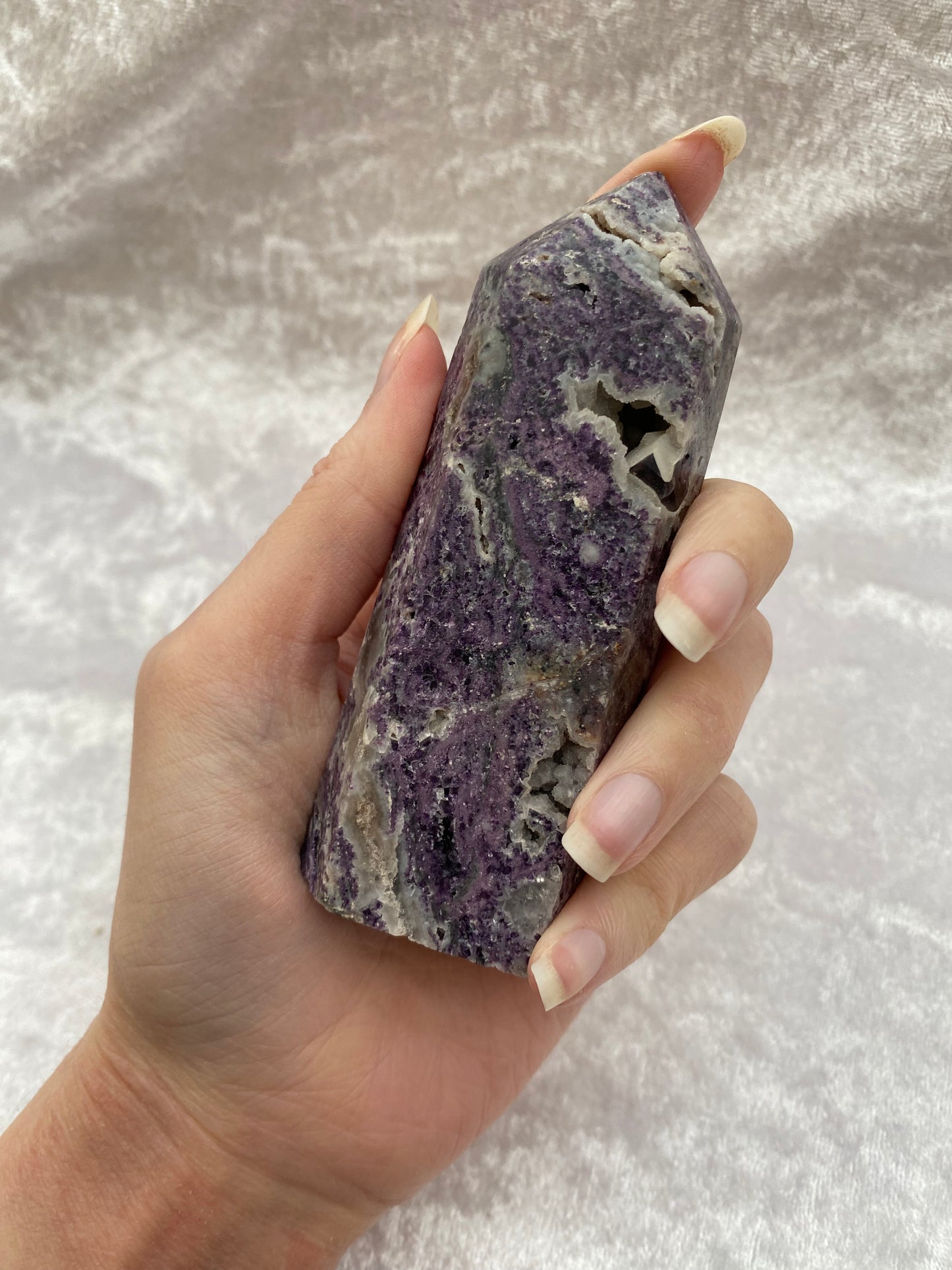 Purple Sphalerite Tower