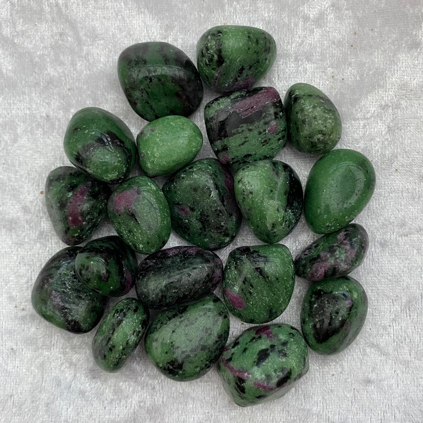 Ruby Zoisite tumblestones