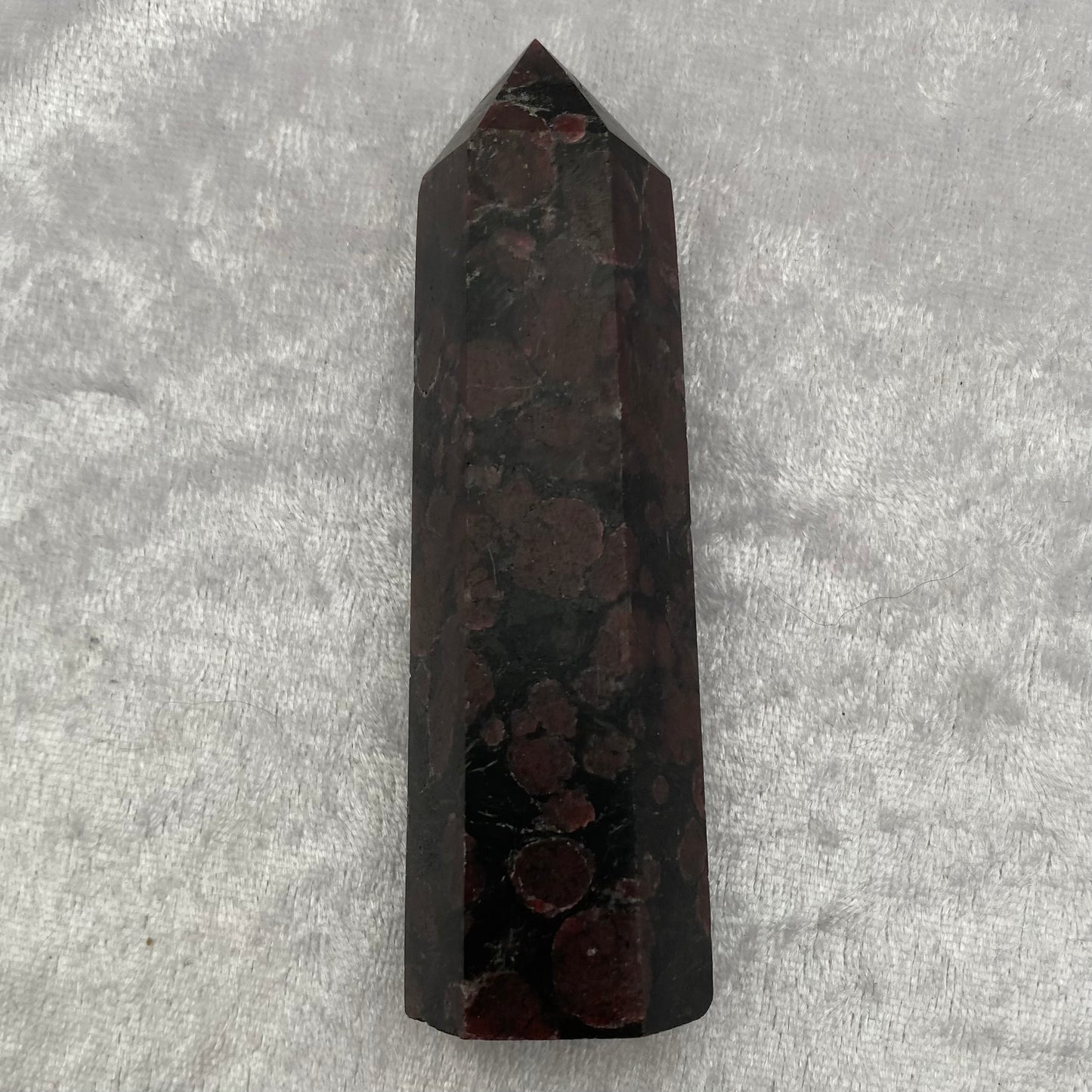 Garnet in Astrophyllite Tower