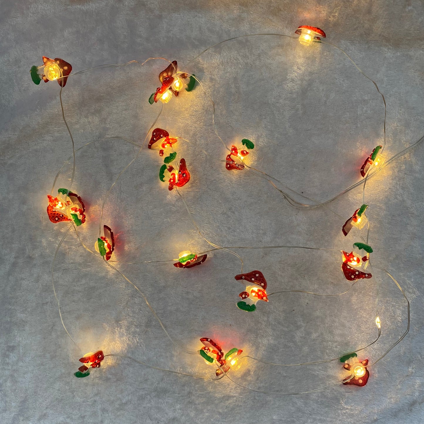 Mushroom LED fairy lights