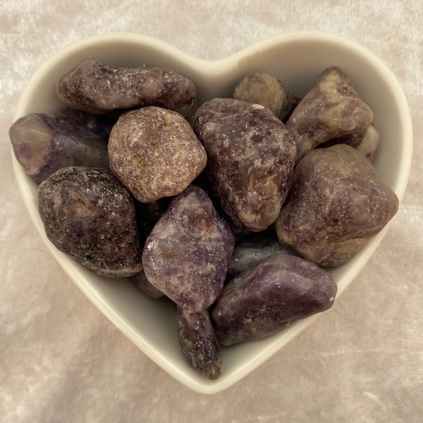 Lepidolite tumblestones