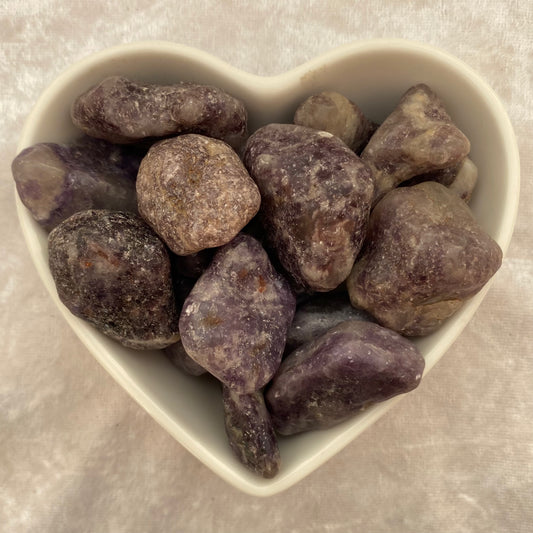 Lepidolite tumblestones