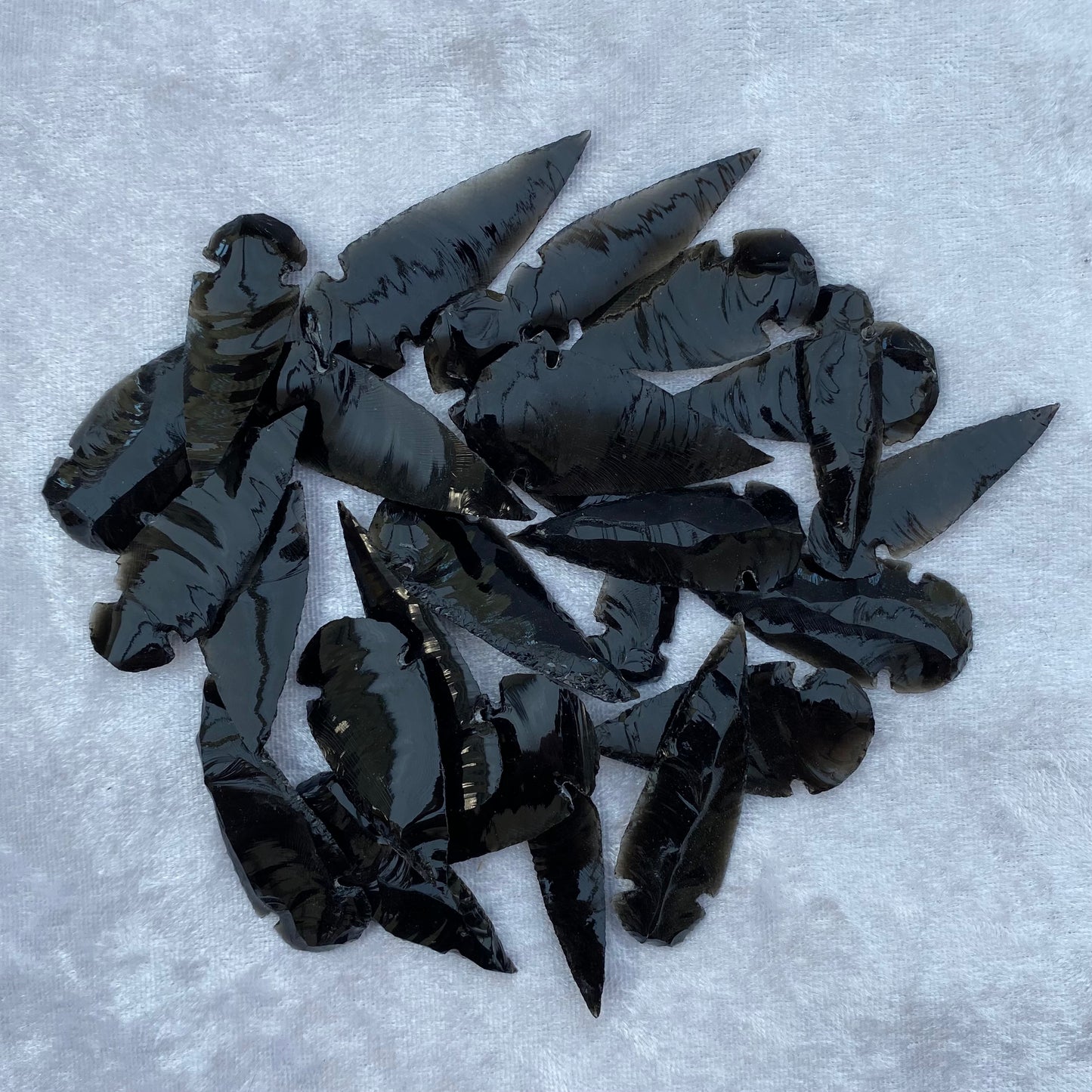 Black Obsidian Arrowheads