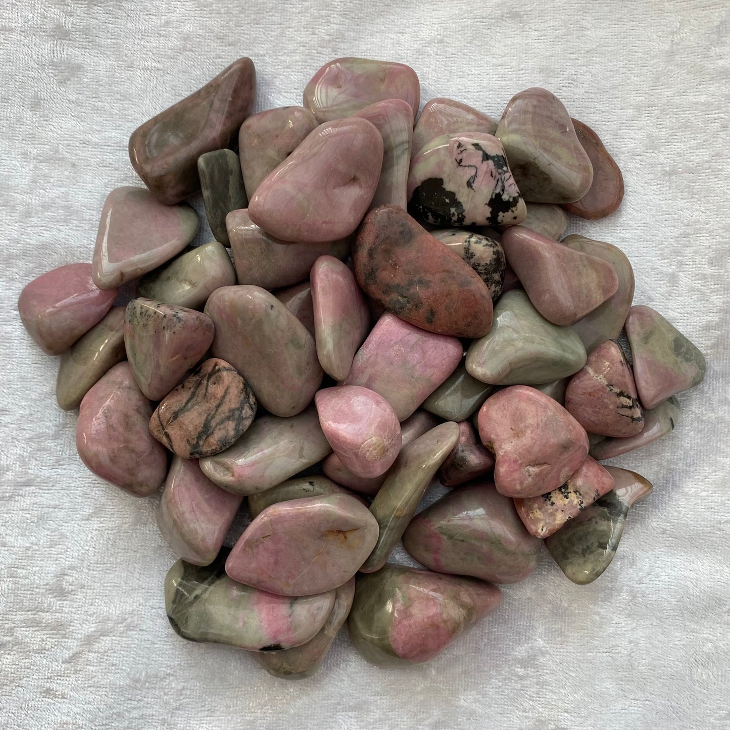 Rhodonite tumblestones