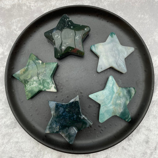 Moss Agate Stars