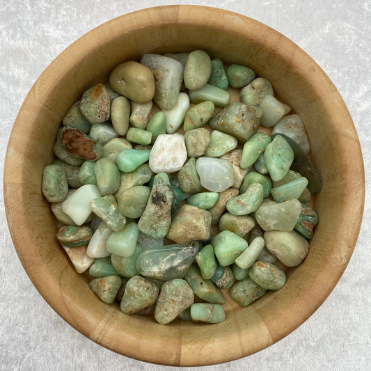 Chrysoprase tumblestones