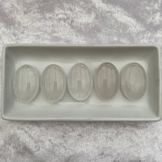 Clear Quartz palmstones
