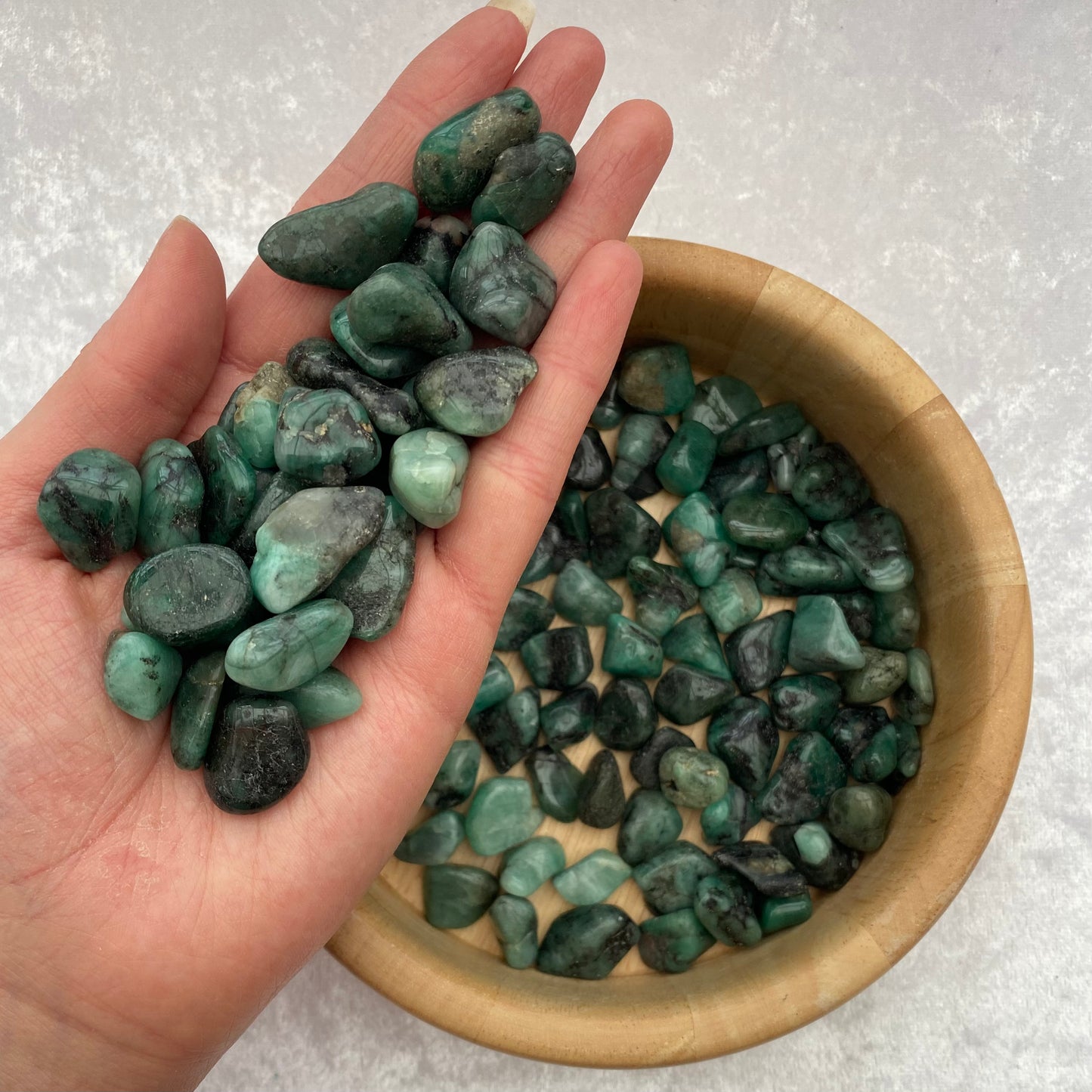 Emerald tumblestones