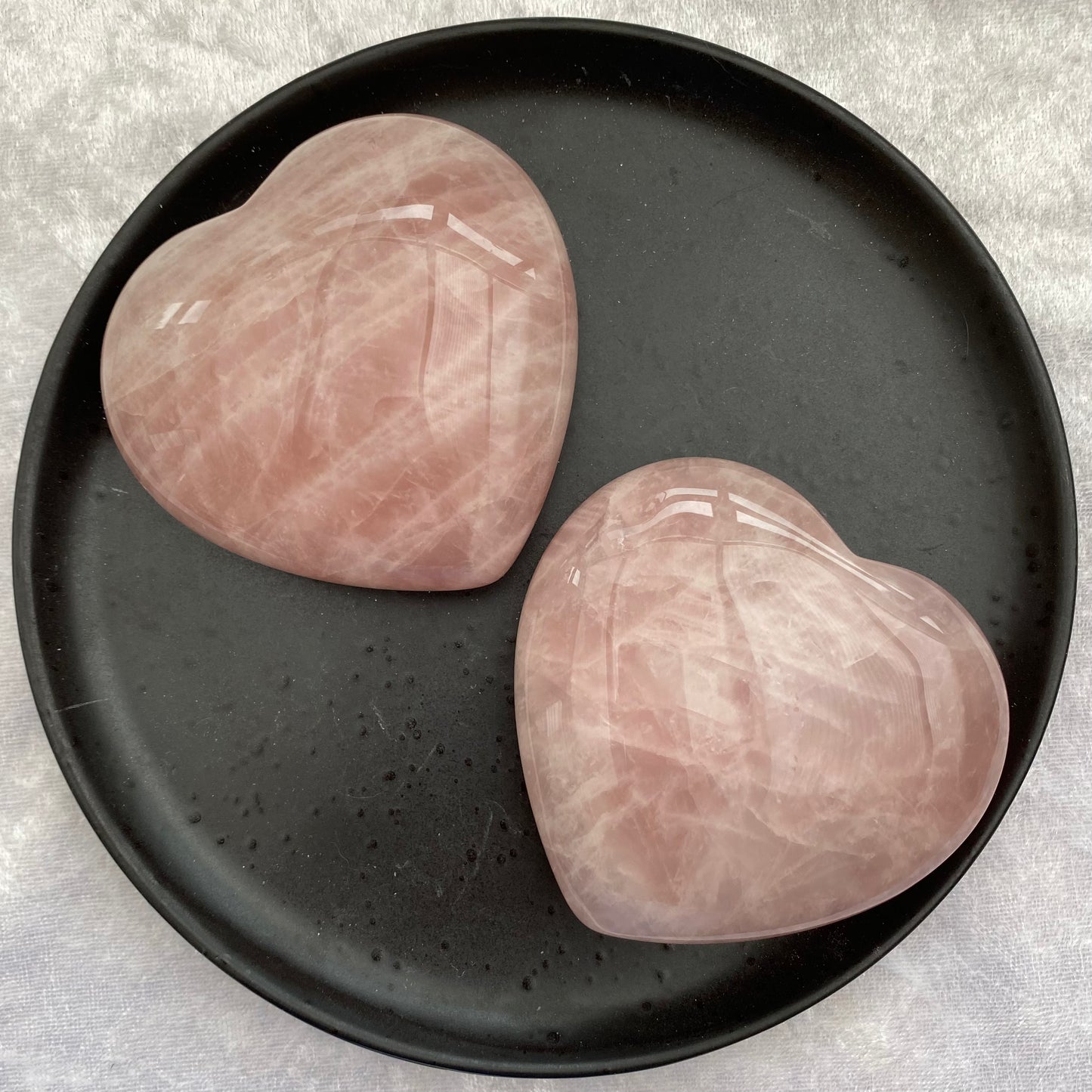 Large Rose Quartz hearts