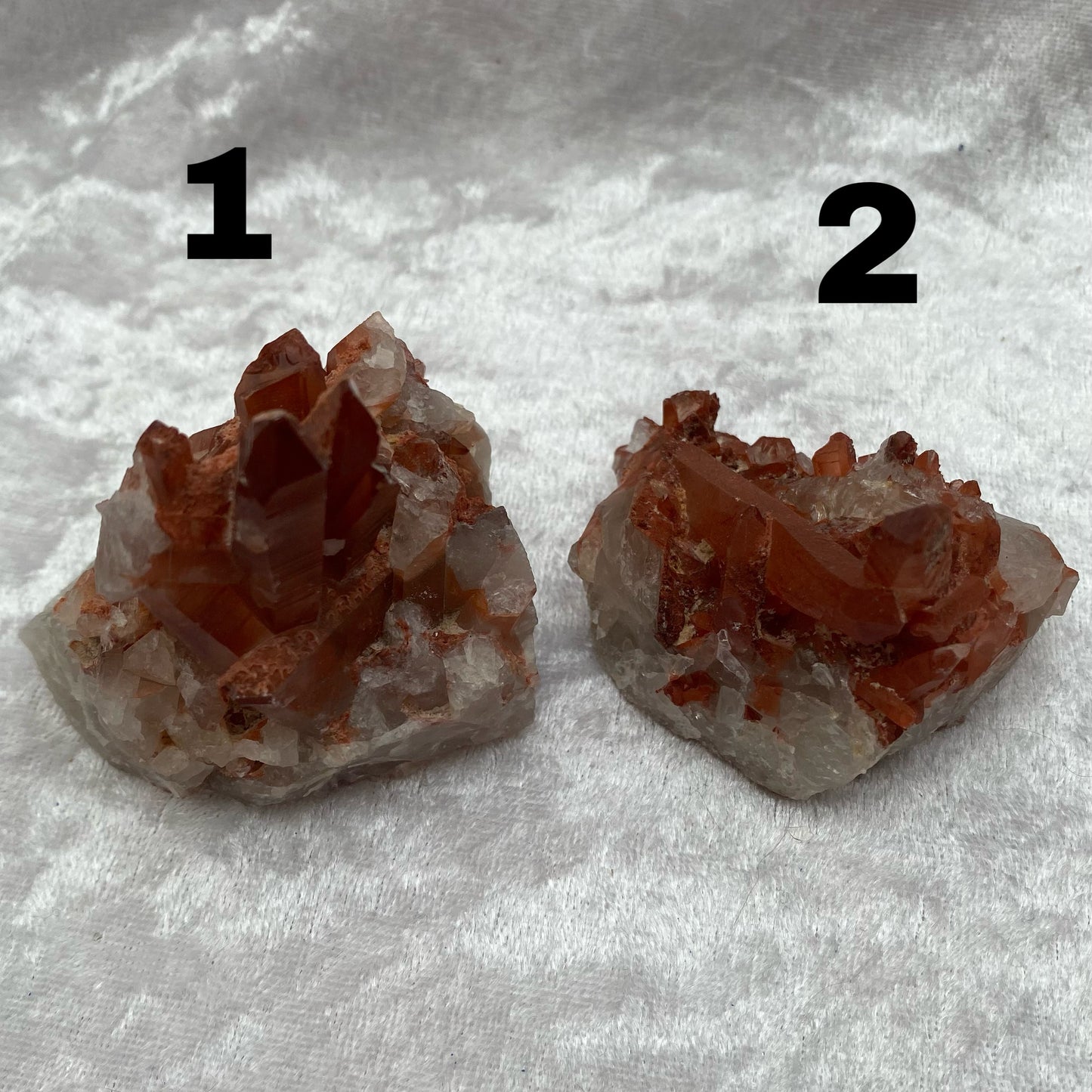 Tangerine Quartz clusters