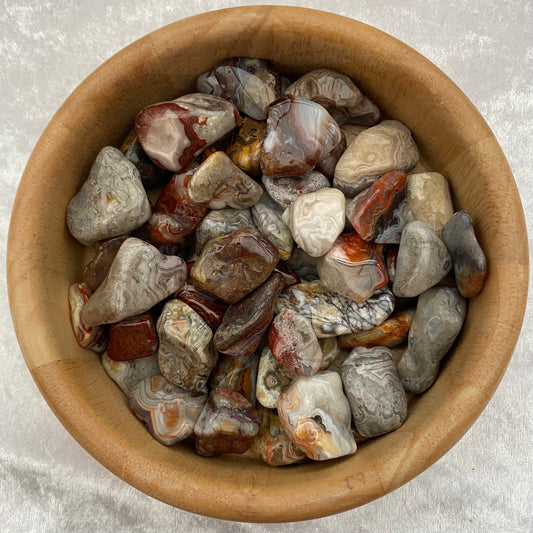 Crazy Lace Agate tumblestones