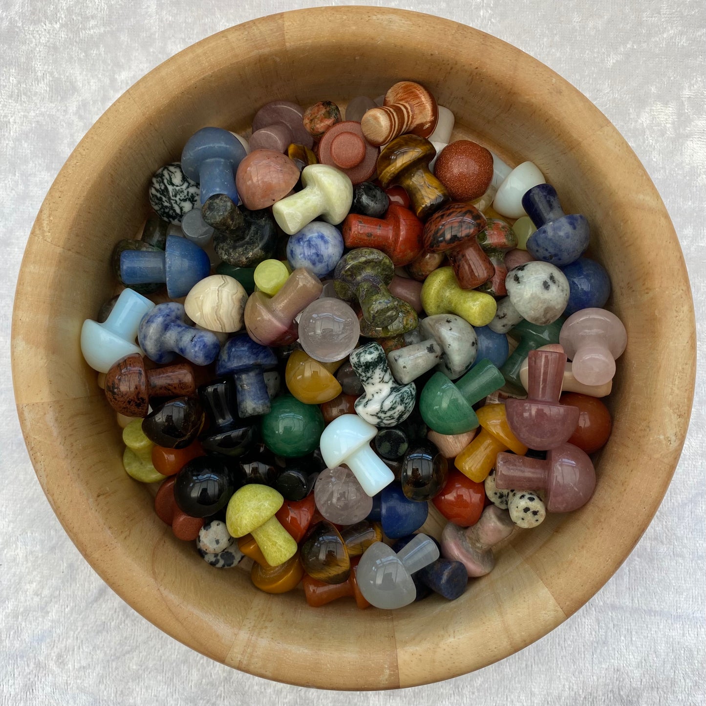 Mini crystal mushrooms