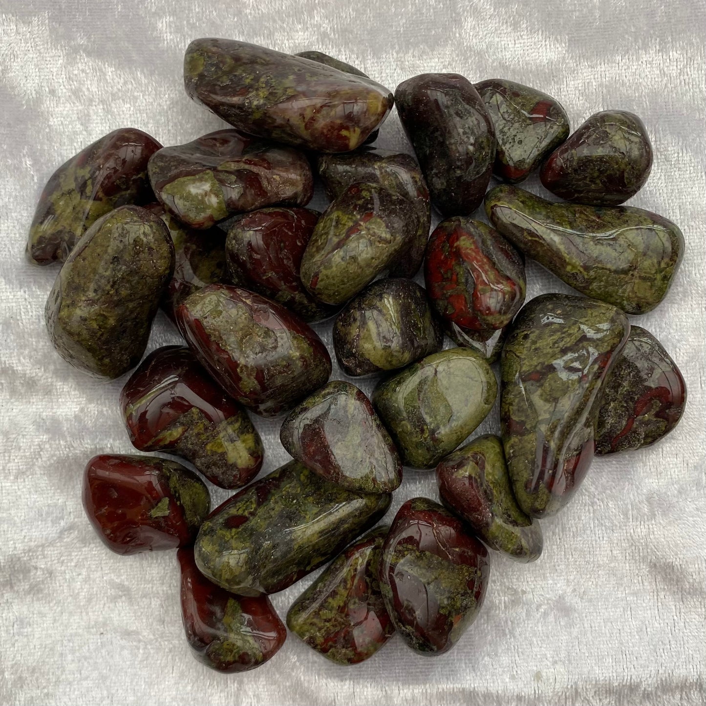 Dragons Blood Jasper tumblestones