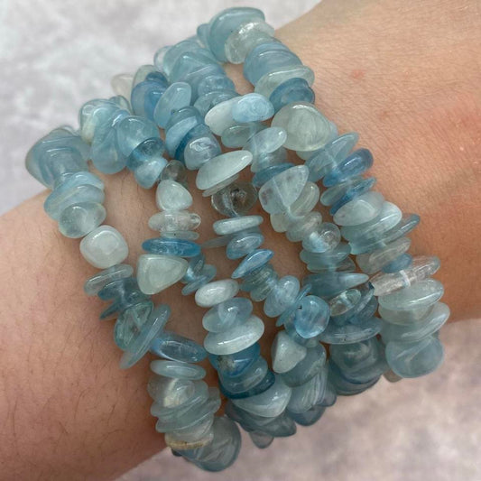 Aquamarine bracelets
