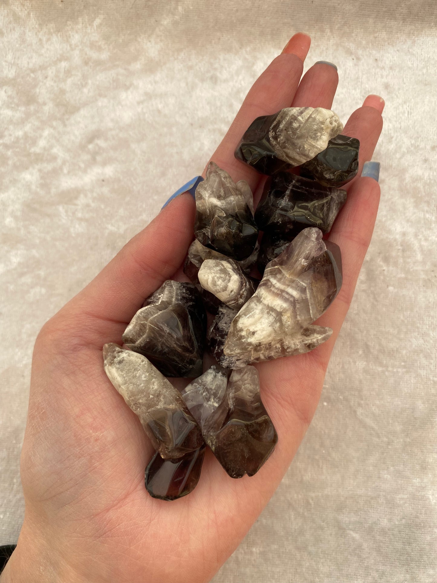 Chevron Amethyst points