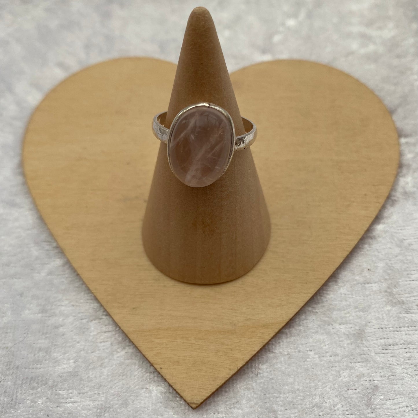 Rose Quartz ring