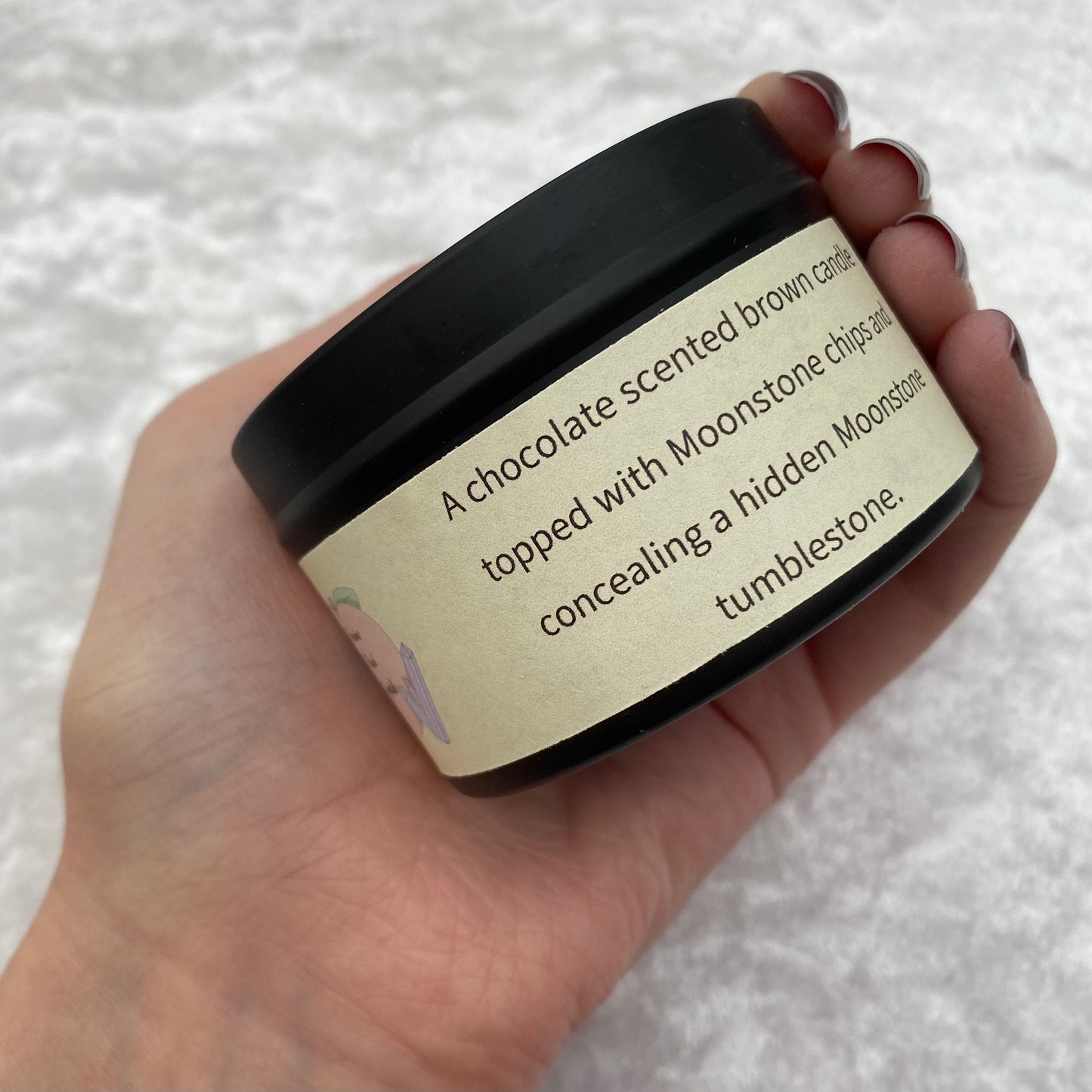 Chocolate scented Moonstone candles