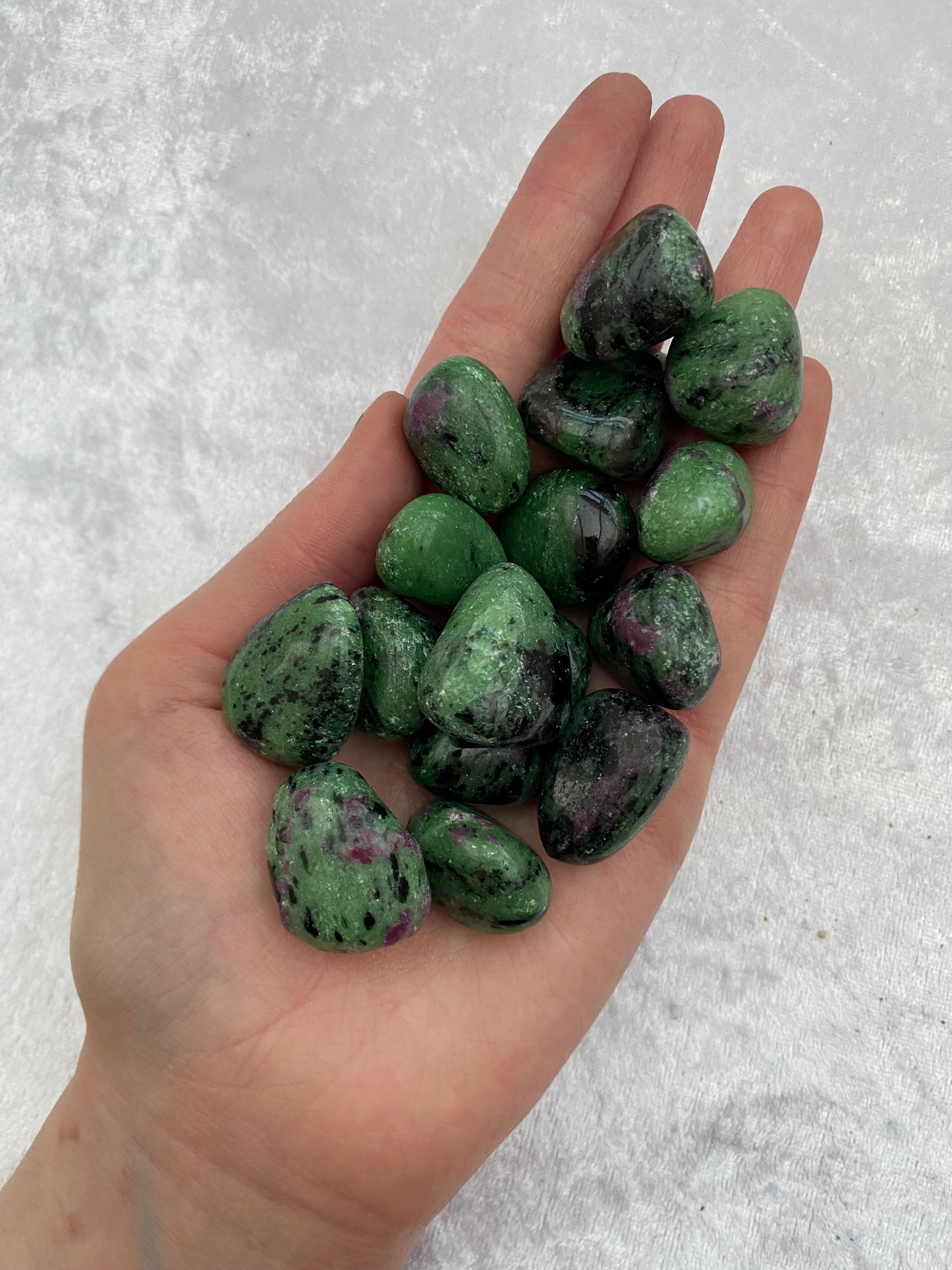 Ruby Zoisite tumblestones