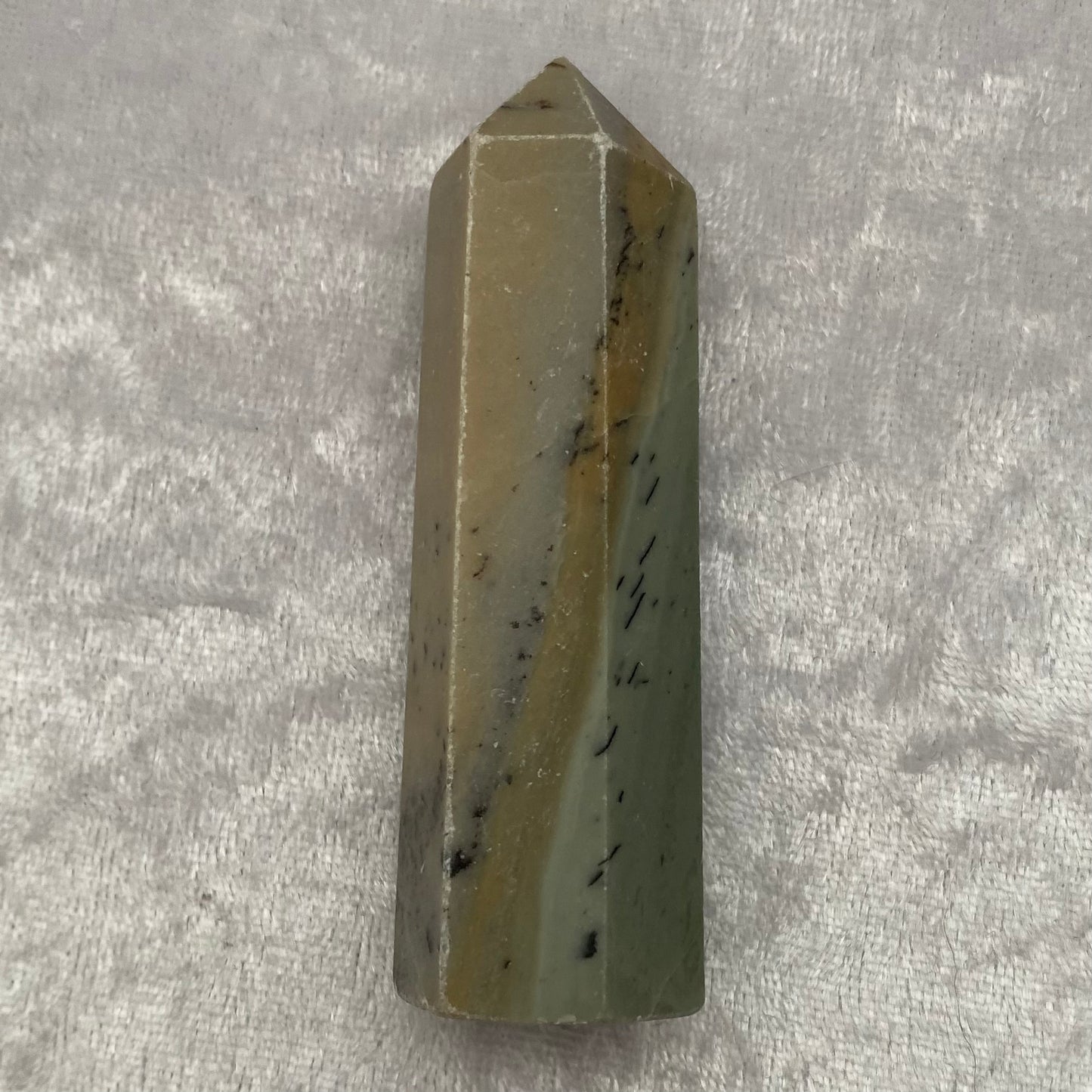 Grey Rhodonite Tower