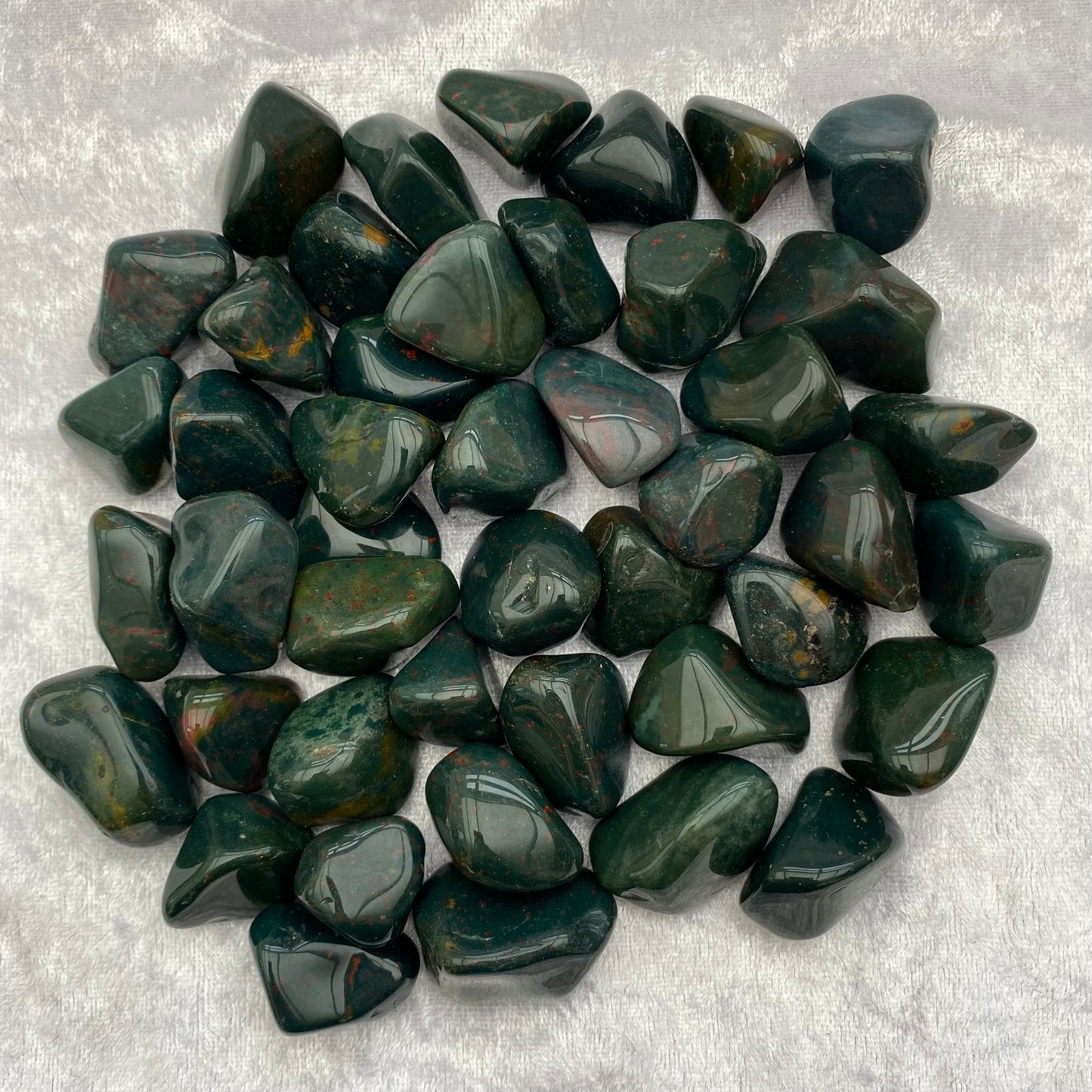 Bloodstone tumblestones
