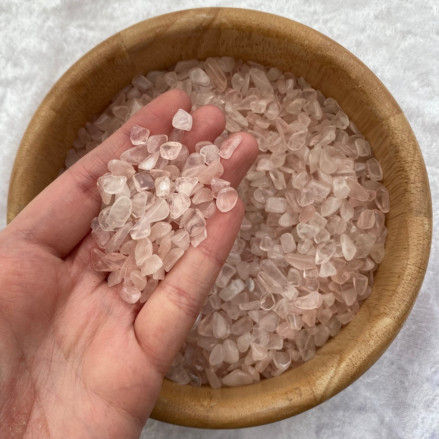 Rose Quartz chips
