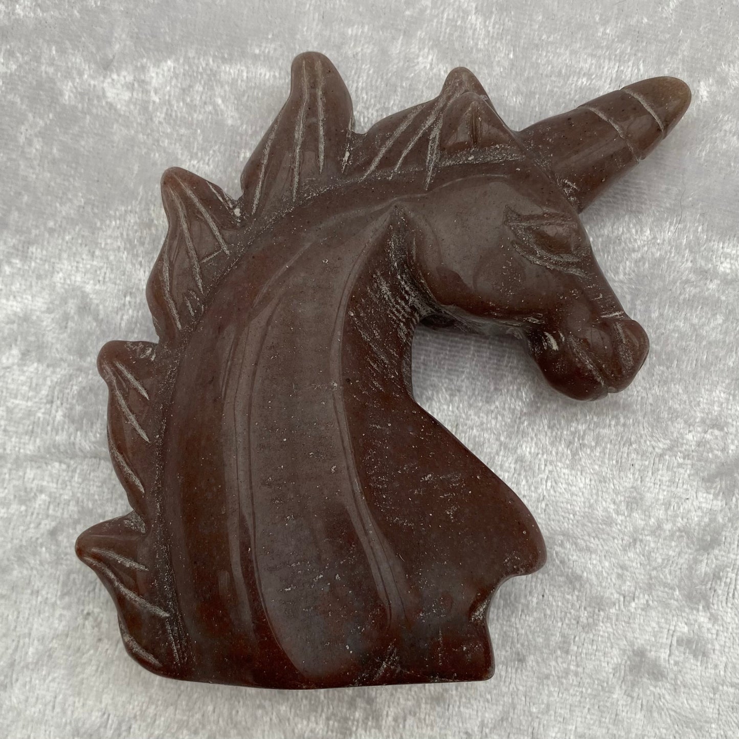 Large Red Aventurine Unicorn