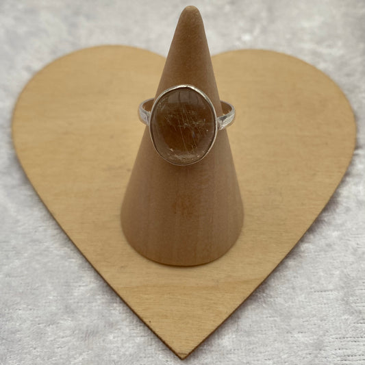 Rutile Quartz ring